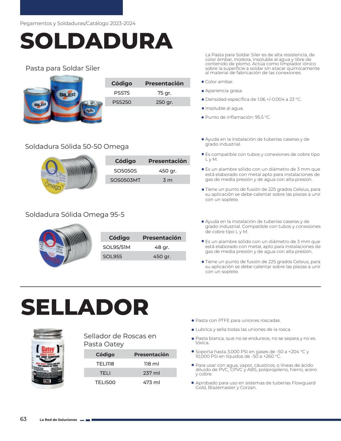 Pegamentos y soldaduras — página 7